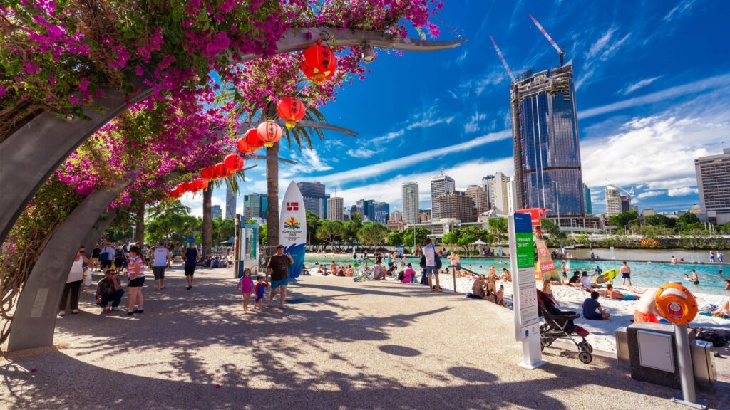 Explore the Best of Brisbane – Riverwalks, Museums, and Gardens Brisbane city skyline with riverfront views and scenic highlights in Queensland